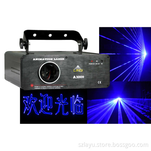 300 MW Blue Animation Laser / Laser Show System (A300B)